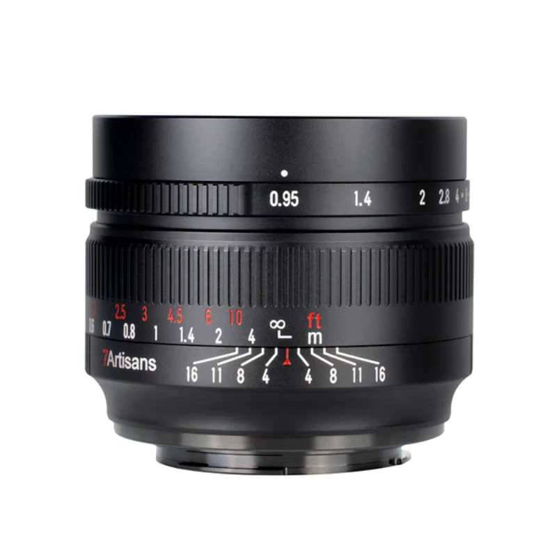 7artisans 50mm f/0.95 APS-C lens for E/EOS-M/R/FX/M43/Z